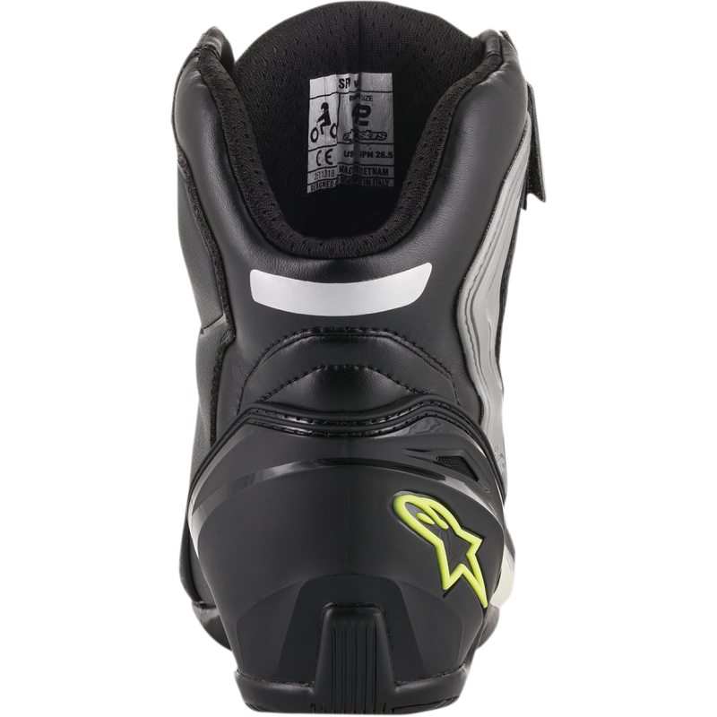 ALPINESTARS SP-1 V2 BLACK/SILVER/YELLOW FLUO