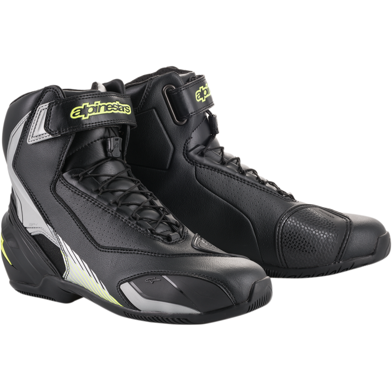 ALPINESTARS SP-1 V2 BLACK/SILVER/YELLOW FLUO