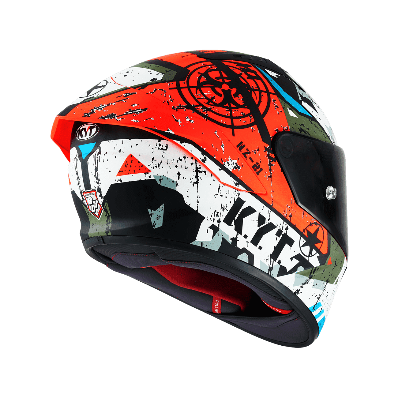 KYT NZ-RACE BLAZING MATTE RED