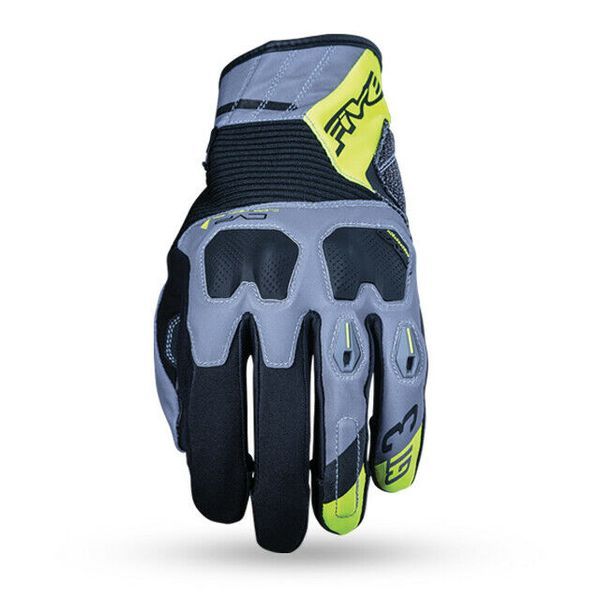 FIVE GLOVES MEN - GT3 WR GREY/YELLOW FLUO