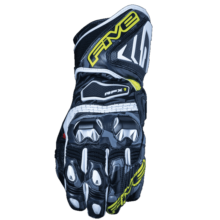 FIVE GLOVES MEN - RFX1 CAMO YELLOW FLUO