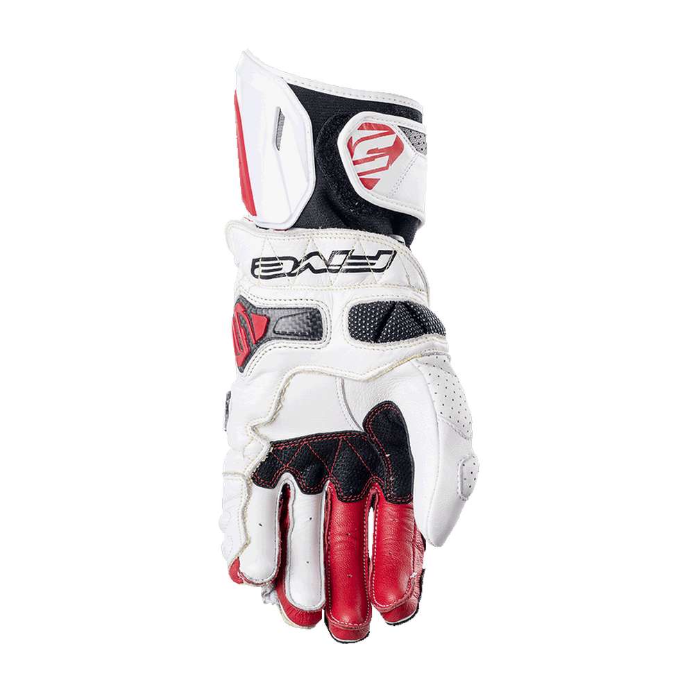 FIVE GLOVES MEN - RFX RACE WHITE/RED