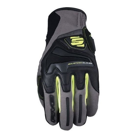 FIVE GLOVES MEN - RS4 GREY/FLUO YELLOW