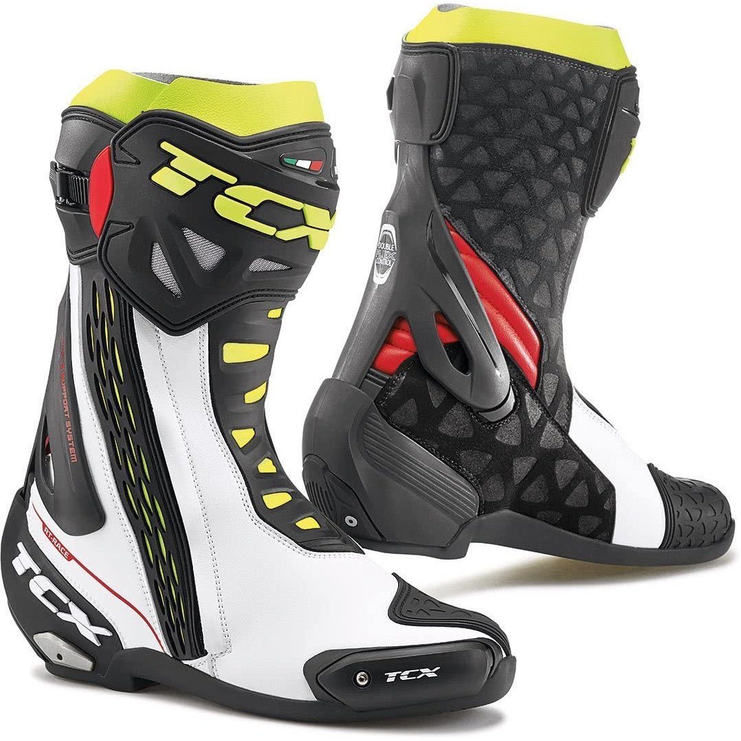 TCX RT RACE WHITE/RED/YELLOW FLUO