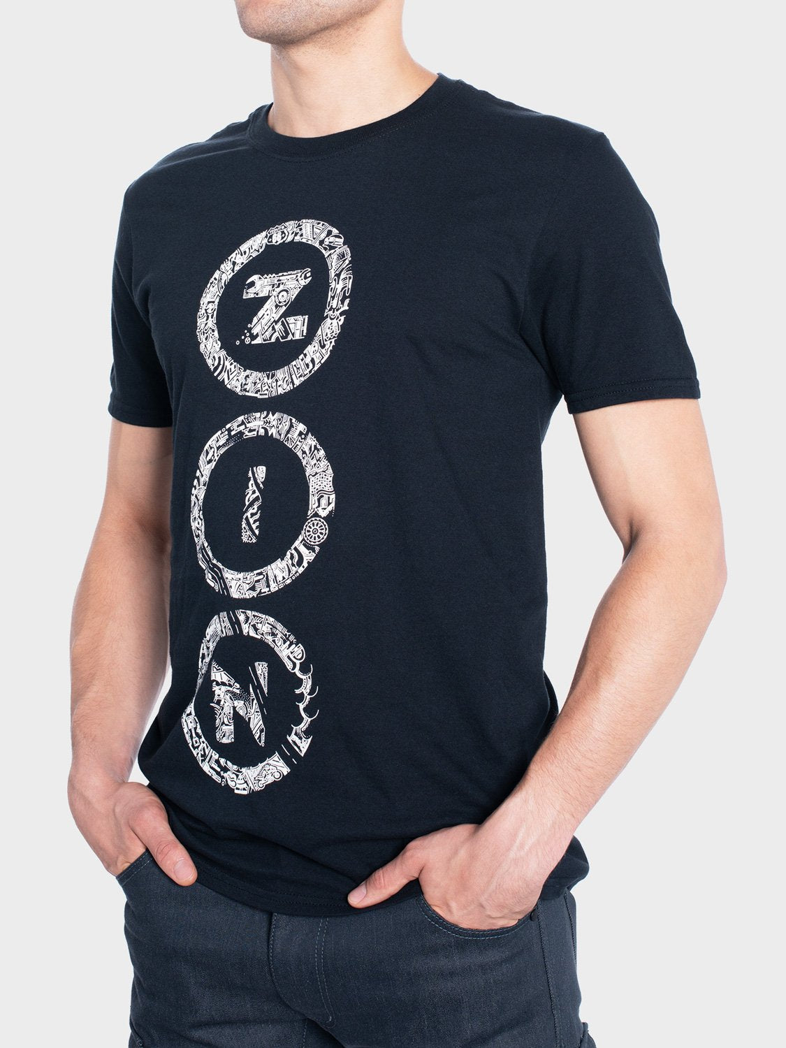 ZIN MOTOWEAR VR3 Artist Series Crew-neck - Black