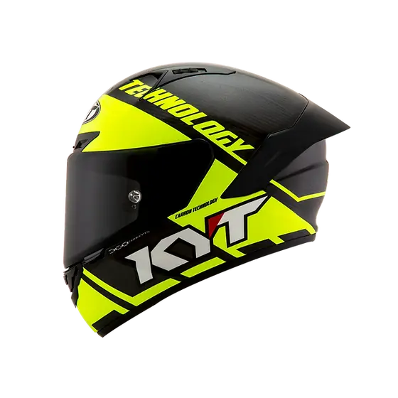 KYT NZ-RACE YELLOW FLUO CARBON