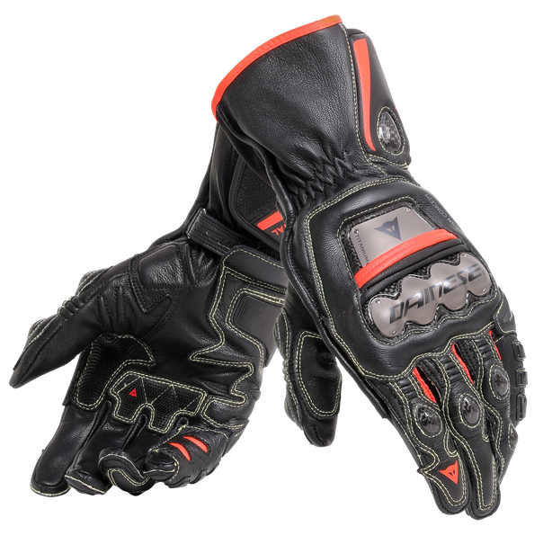 Dainese Full Metal 6 Gloves Black/Fluo Red