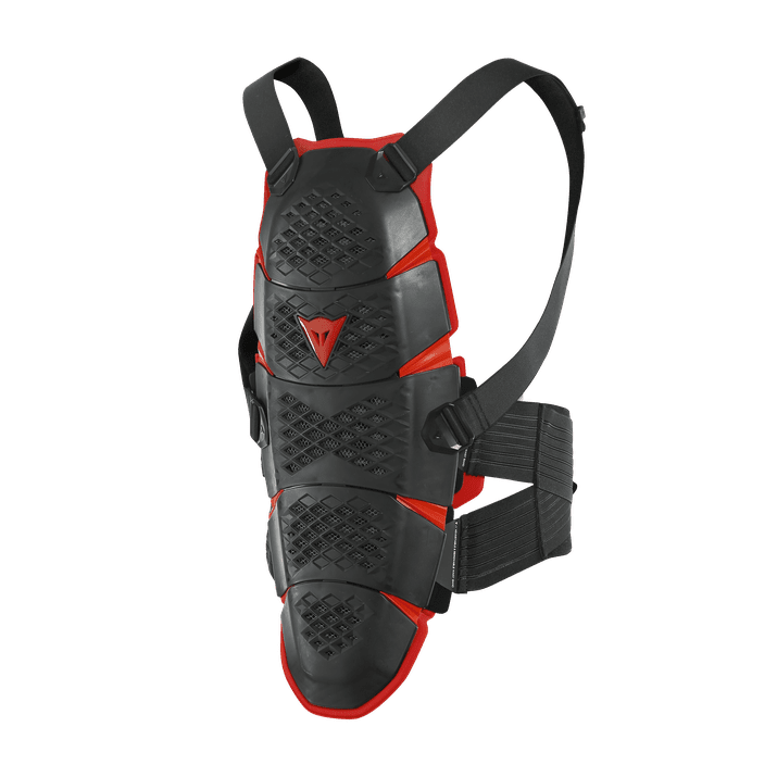 DAINESE PRO-SPEED BACK - LONG BLACK/RED