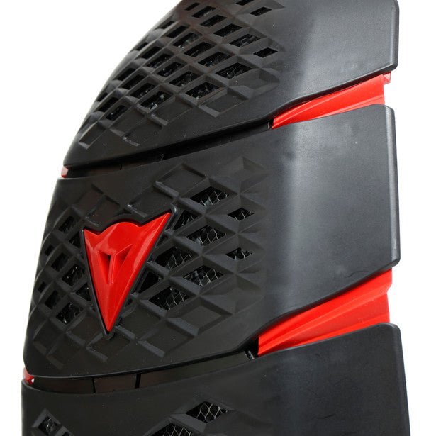 DAINESE PRO-SPEED BACK - LONG BLACK/RED